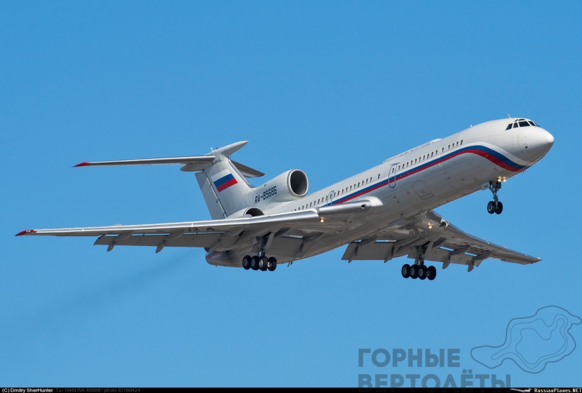 Ту-154М аренда VIP чартера 50 мест